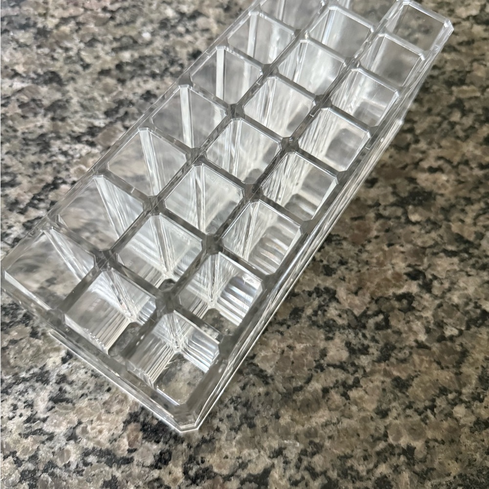Clear Acrylic Lipstick Organizer Tray